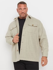 BadRhino Big & Tall Natural Premium Button Down Shacket - Image 2 of 4