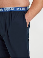 BadRhino Big & Tall Blue 100% Cotton Lounge Shorts 2 Pack - Image 4 of 7