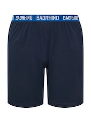 BadRhino Big & Tall Blue 100% Cotton Lounge Shorts 2 Pack - Image 6 of 7