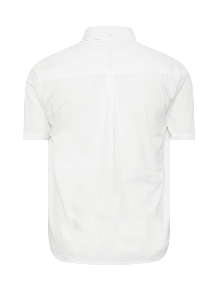 BadRhino Big & Tall White Short Sleeve Poplin 100% Cotton Shirts 2 Pack - Image 7 of 7 BadRhino Big & Tall White Short Sleeve Poplin 100% Cotton Shirts 2 Pack - Image 7 of 7