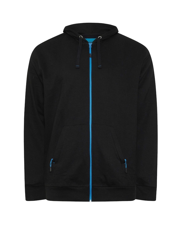 BadRhino Big & Tall Black Black Workwear Zip Up Jacket - Image 1 of 2