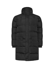 BadRhino Big & Tall Black Longline Coat - Image 3 of 4