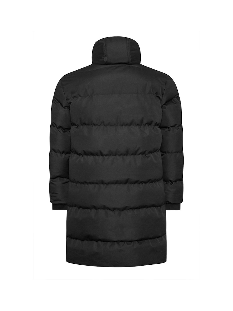BadRhino Big & Tall Black Longline Coat - Image 4 of 4