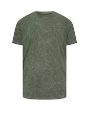 BadRhino Big & Tall Black 100% Cotton Acid Wash T-Shirts 3 Pack - Image 4 of 6
