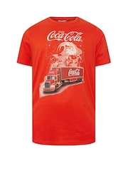 BadRhino Big & Tall Red 100% Cotton Coca Cola T-Shirt - Image 2 of 3