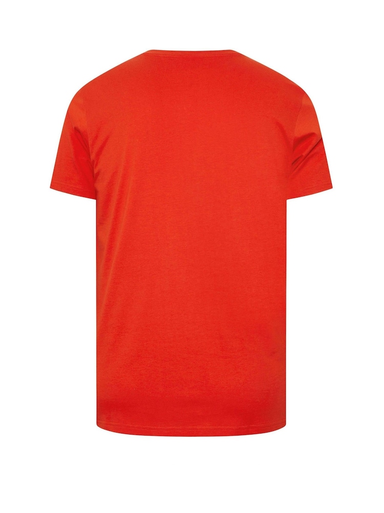 BadRhino Big & Tall Red 100% Cotton Coca Cola T-Shirt - Image 3 of 3