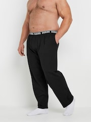 BadRhino Big & Tall Black 100% Cotton Lounge Trousers 2 Pack - Image 2 of 7