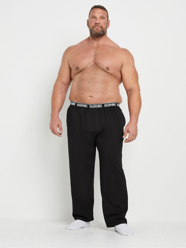 Noir - Lot 2 pantalons BadRhino Big & Tall 100% coton - Image 3 of 7