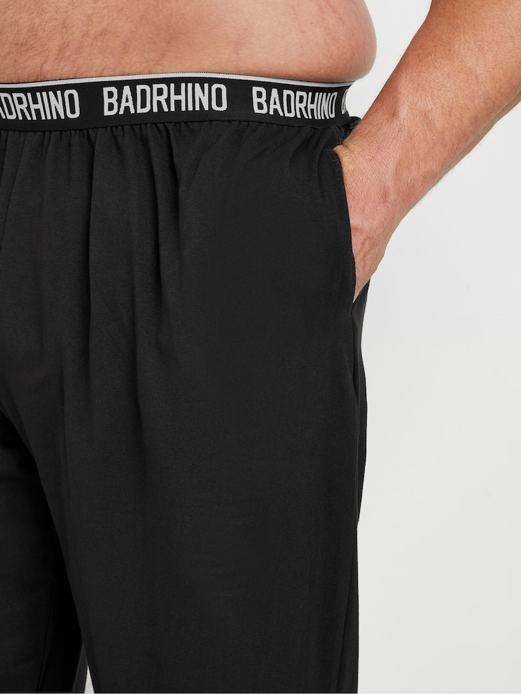 Noir - Lot 2 pantalons BadRhino Big & Tall 100% coton - Image 4 of 7