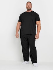 BadRhino Big & Tall Black 100% Cotton T-Shirt and Lounge Trousers Set - Image 1 of 7