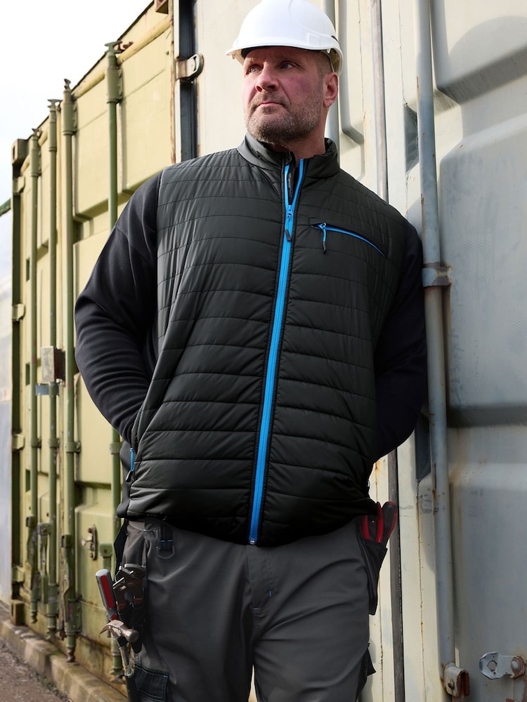 BadRhino Big & Tall Black Workwear Gilet - Image 1 of 4