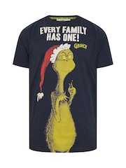 BadRhino Big & Tall Blue 100% Cotton Grinch T-Shirt - Image 2 of 3