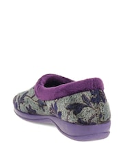 Pavers Purple Faux Fur Full Slippers - Image 5 of 5