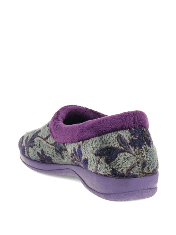 Pavers Purple Faux Fur Full Slippers - Image 5 of 5