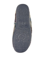 Pavers Blue Faux Fur Full Slippers - Image 3 of 3