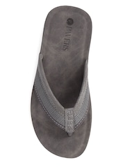 Pavers Grey Pavers Toe Post Flat Sandals - Image 4 of 5