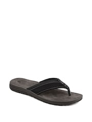 Pavers Black Pavers Toe Post Flat Sandals - Image 2 of 5