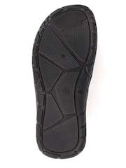 Pavers Black Pavers Toe Post Flat Sandals - Image 5 of 5