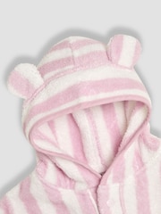 Rosa - JoJo Maman Bébé 100% Cotton Stripe Towelling Poncho - Imagen 3 de 3