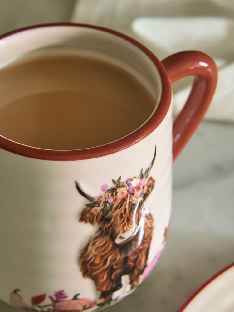 Natural Autumn Pumpkin Hamish Mug - Image 2 of 3
