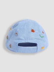JoJo Maman Bébé Denim Embroidered Cap - Image 2 of 3
