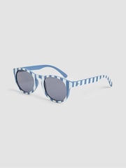 JoJo Maman Bébé Blue Rounded Sunglasses - Image 1 of 4