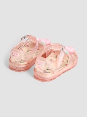 JoJo Maman Bébé Pink Cherry Jelly Sandals - Image 2 of 4