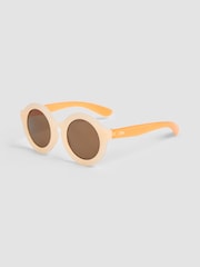 JoJo Maman Bébé Natural Rounded Sunglasses - Image 1 of 4