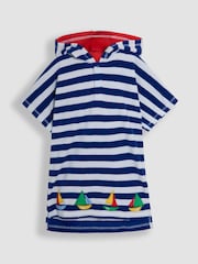 JoJo Maman Bébé Boat Towelling Poncho - Imagen 1 de 4