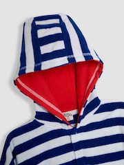 JoJo Maman Bébé Boat Towelling Poncho - Imagen 2 de 4