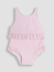 JoJo Maman Bébé Stripe Swimsuit 2 Piece - Slika 1 iz 5