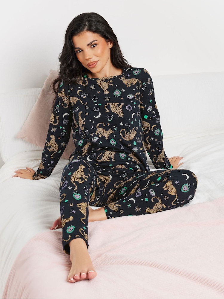 PixieGirl Petite pižama komplet iz 100% bombaža z leopardjim vzorcem - Slika 2 iz 5 PixieGirl Petite pižama komplet iz 100% bombaža z leopardjim vzorcem - Slika 2 iz 5
