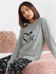 PixieGirl Petite Star Graphic Pyjama Set - صورة 4 من 5