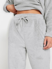 PixieGirl Petite Grey Lounge Fleece Cuffed Joggers - Image 4 of 5