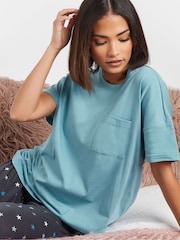 طقم بيجامة قطن 100% برِجل واسعة مُزيّنة بنجوم متعددة من PixieGirl Petite - صورة 4 من 5