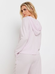 PixieGirl Petite Pink Lounge Waffle Hoodie - Image 3 of 5