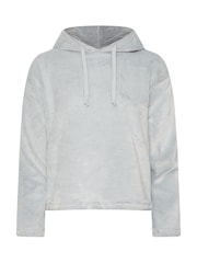 PixieGirl Petite Grey Lounge Fleece Crop Hoodie - Image 5 of 5