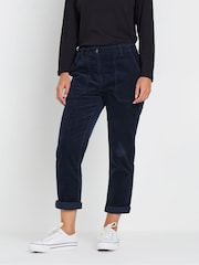 M&Co Blue Petite Co-ord Carpenter Trousers - Image 1 of 6