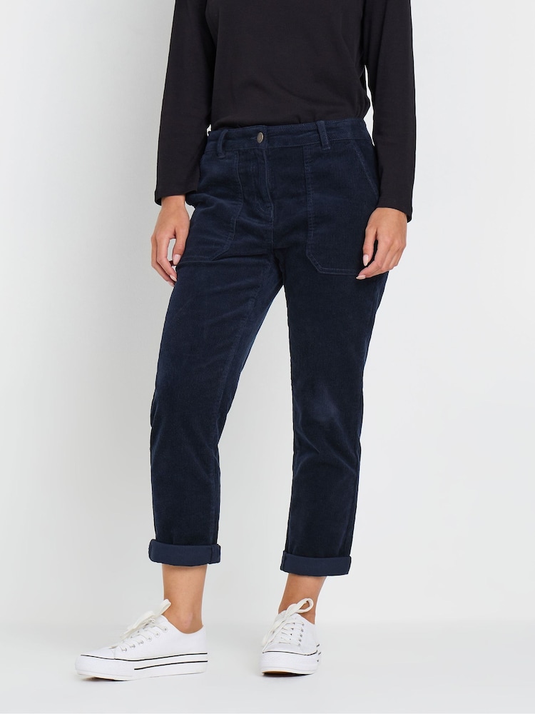 M&Co Blue Petite Co-ord Carpenter Trousers - Image 1 of 6