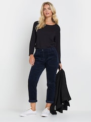 M&Co Blue Petite Co-ord Carpenter Trousers - Image 4 of 6
