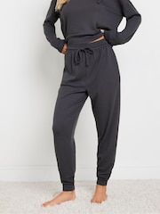PixieGirl Petite Grey Lounge Waffle Joggers - Image 2 of 6