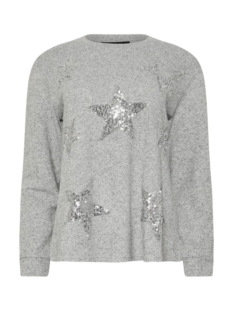 M&Co Petite Sequin Star Top - Bild 5 von 5 M&Co Petite Sequin Star Top - Bild 5 von 5