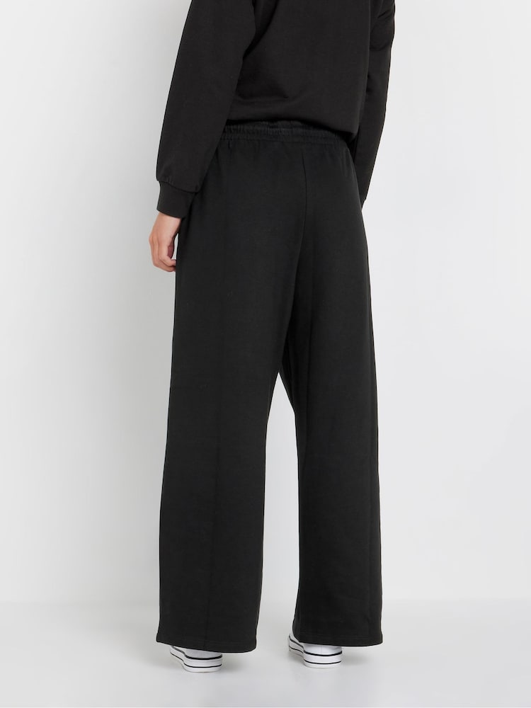 M&Co Black Wide Leg Joggers - Image 3 of 5
