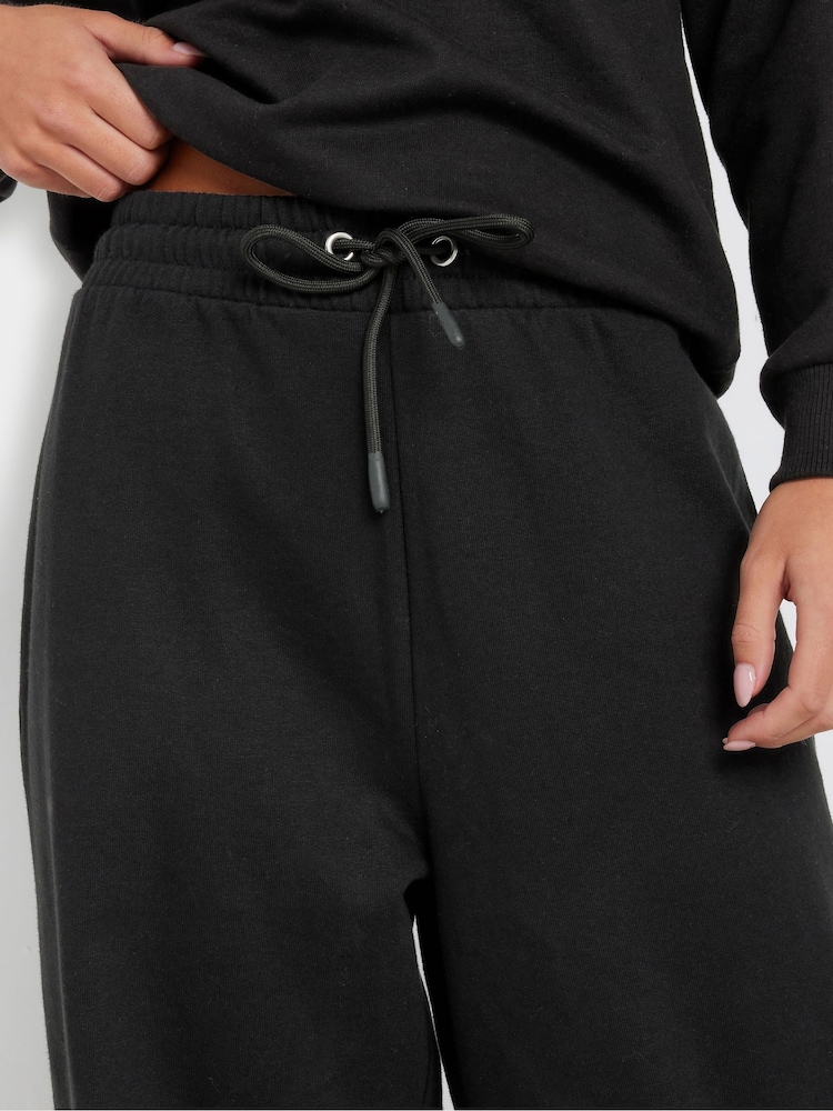 M&Co Black Wide Leg Joggers - Image 4 of 5