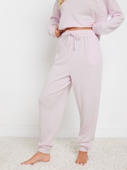 PixieGirl Petite Pink Lounge Waffle Joggers - Image 2 of 5