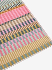 Multi Stripe 100% Cotton Towels - Image 2 of 2