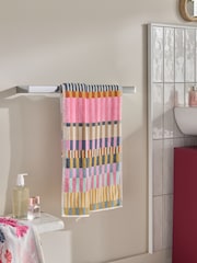 Multi Stripe 100% Cotton Towels - Image 3 of 6