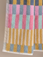 Multi Stripe 100% Cotton Towels - Image 4 of 6