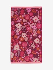 Floral Print 100% Cotton Towel - Bild 1 von 2