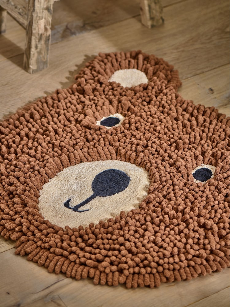 Brown 100% Cotton Bertie Woodland Bath Spa - Image 2 of 3